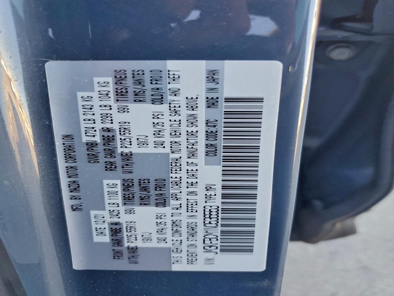 2022 Mazda Cx-5 Preferred