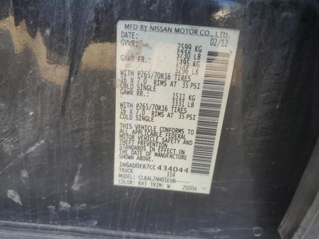 2012 Nissan Frontier s