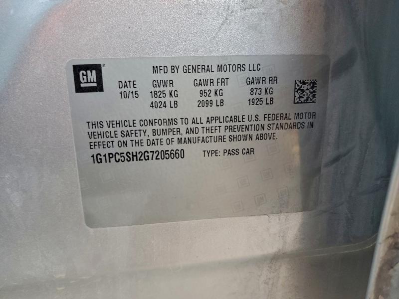 2016 Chevrolet Cruze Limited ls