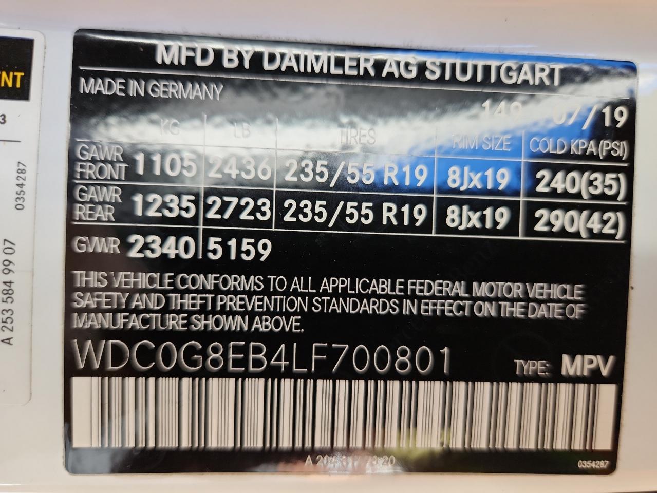 2020 Mercedes-Benz Glc 300 4matic