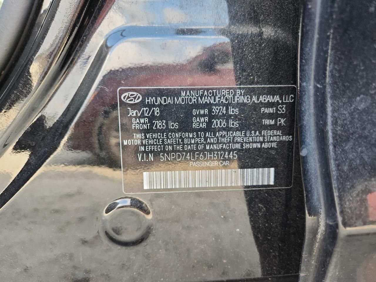 2018 Hyundai Elantra se