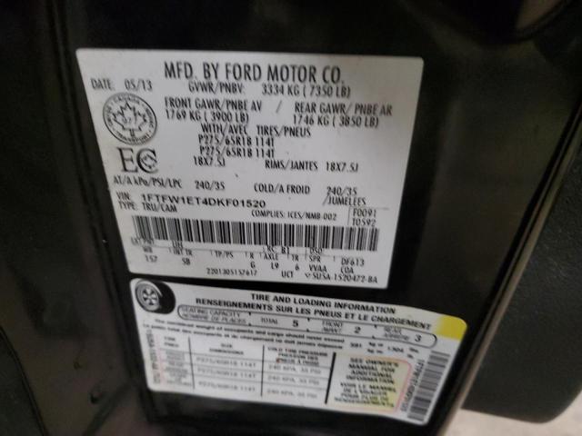 2013 Ford F150 Supercrew
