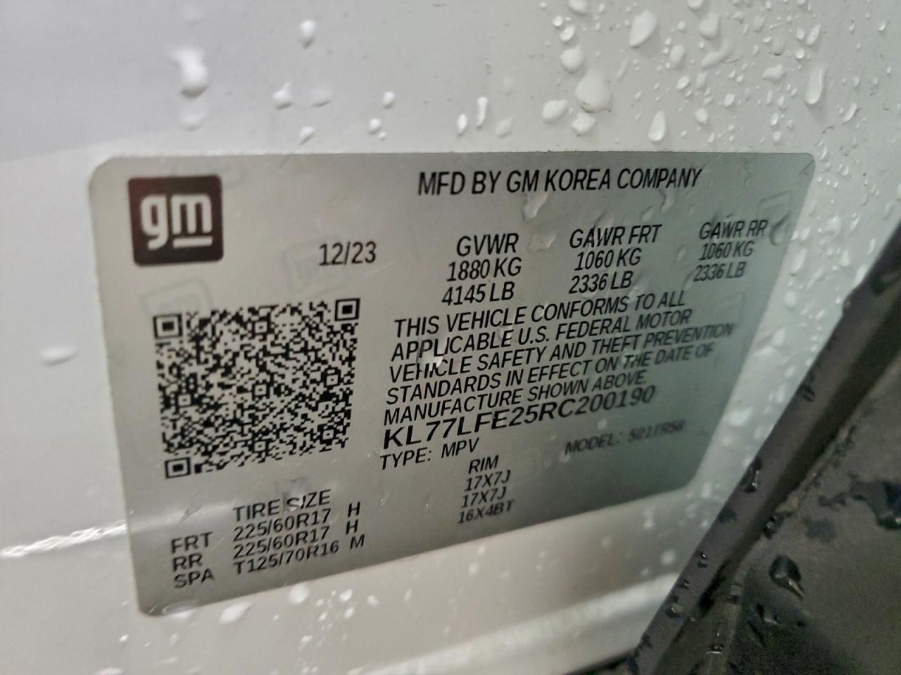 2024 Chevrolet Trax ls