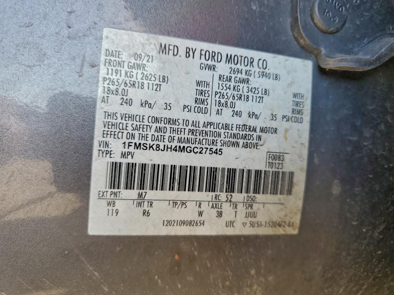 2021 Ford Explorer Timberline