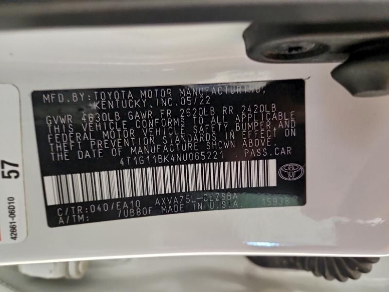 2022 Toyota Camry se