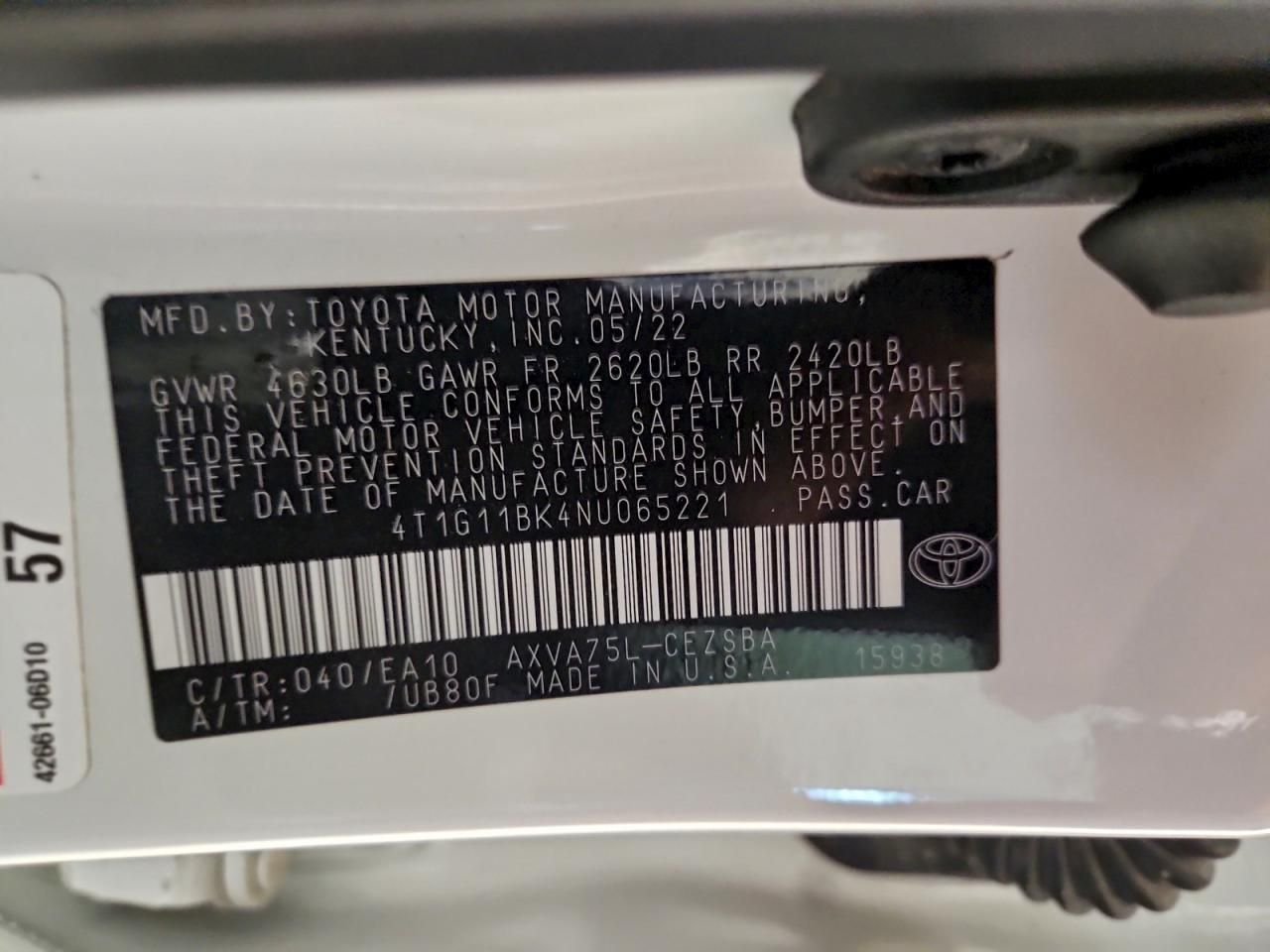 2022 Toyota Camry se