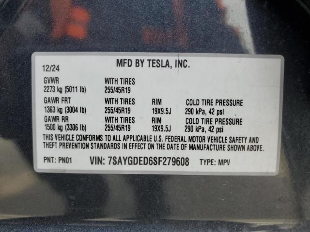 2025 Tesla Model y