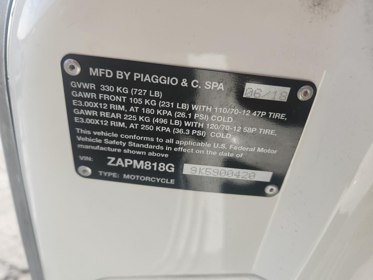 2019 Vespa Primavera