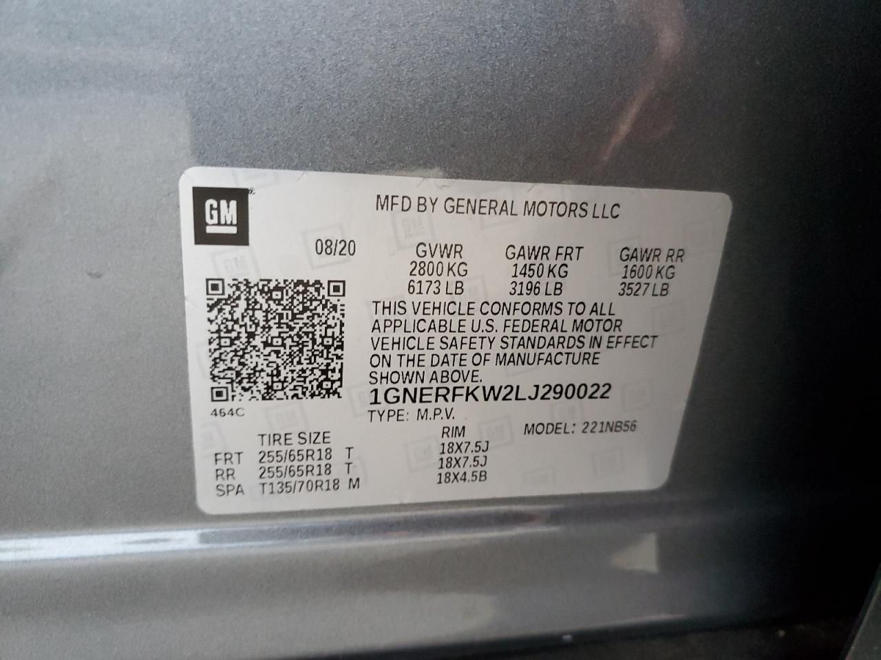 2020 Chevrolet Traverse ls