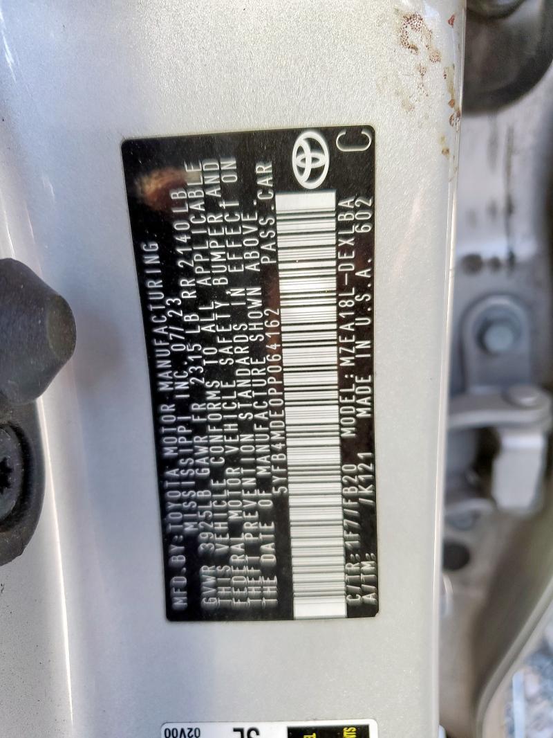 2023 Toyota Corolla le