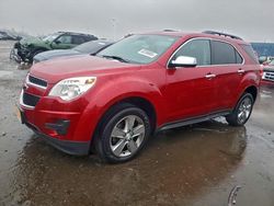 Salvage cars for sale from Copart Woodhaven, MI: 2015 Chevrolet Equinox lt