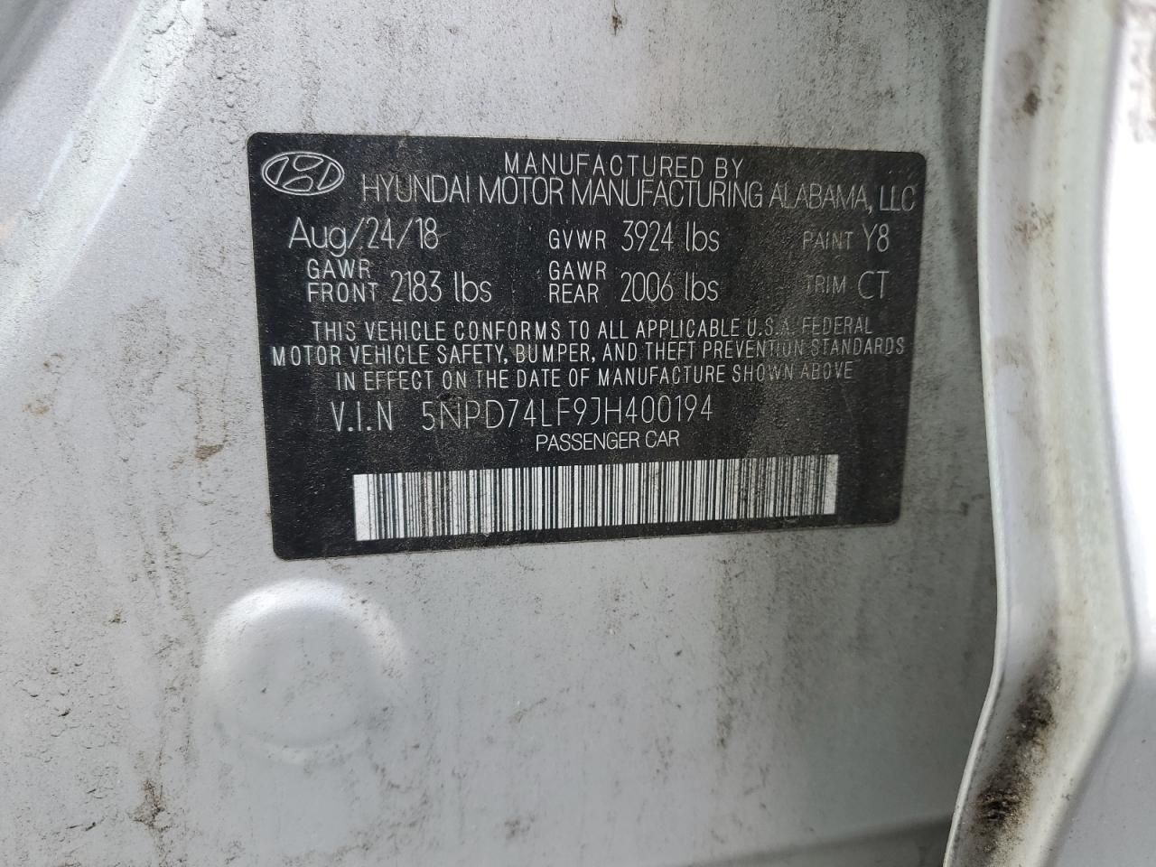 2018 Hyundai Elantra se