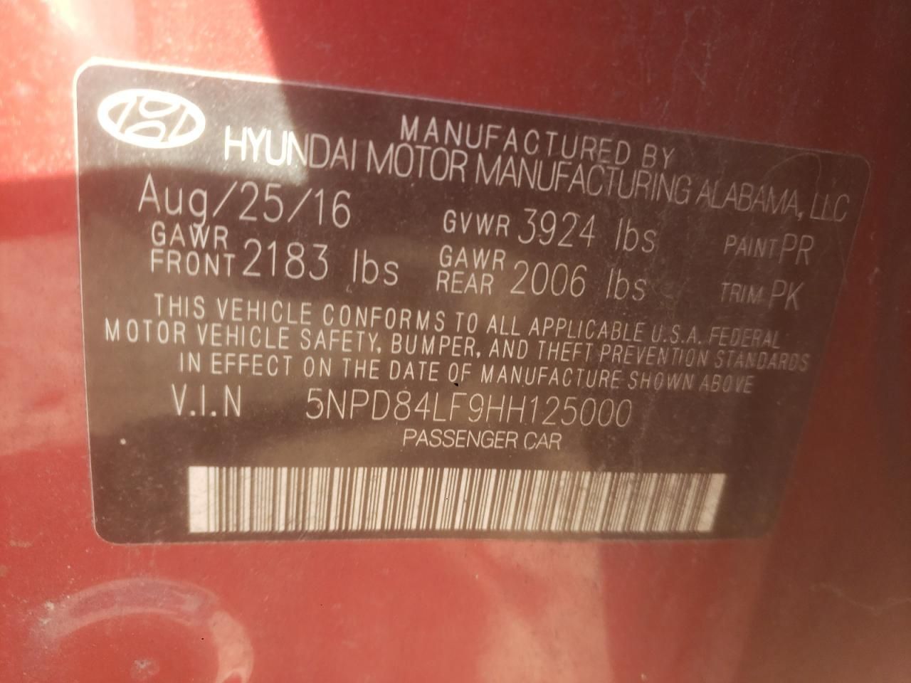 2017 Hyundai Elantra se