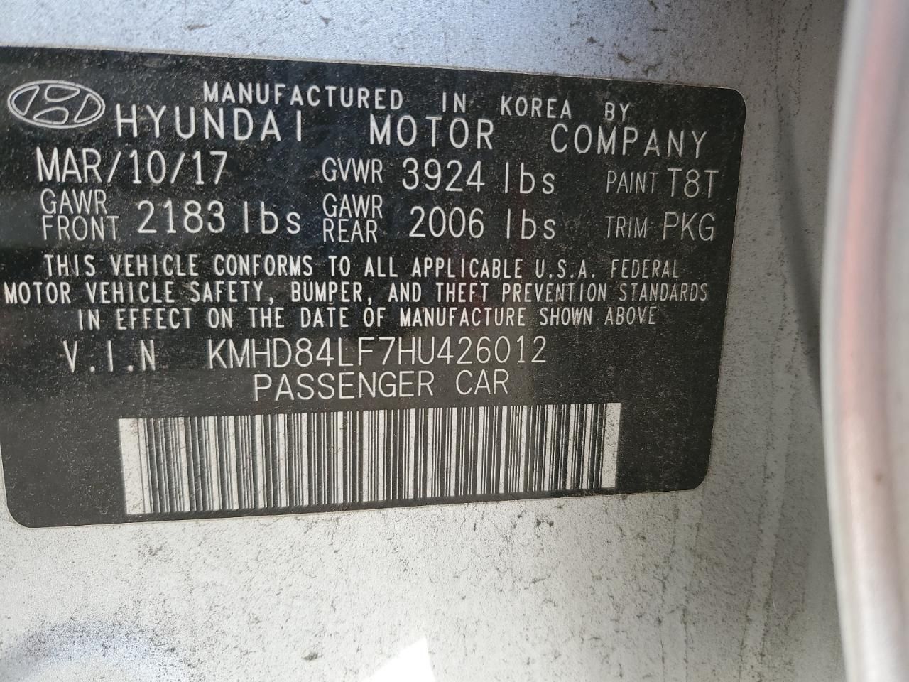 2017 Hyundai Elantra se