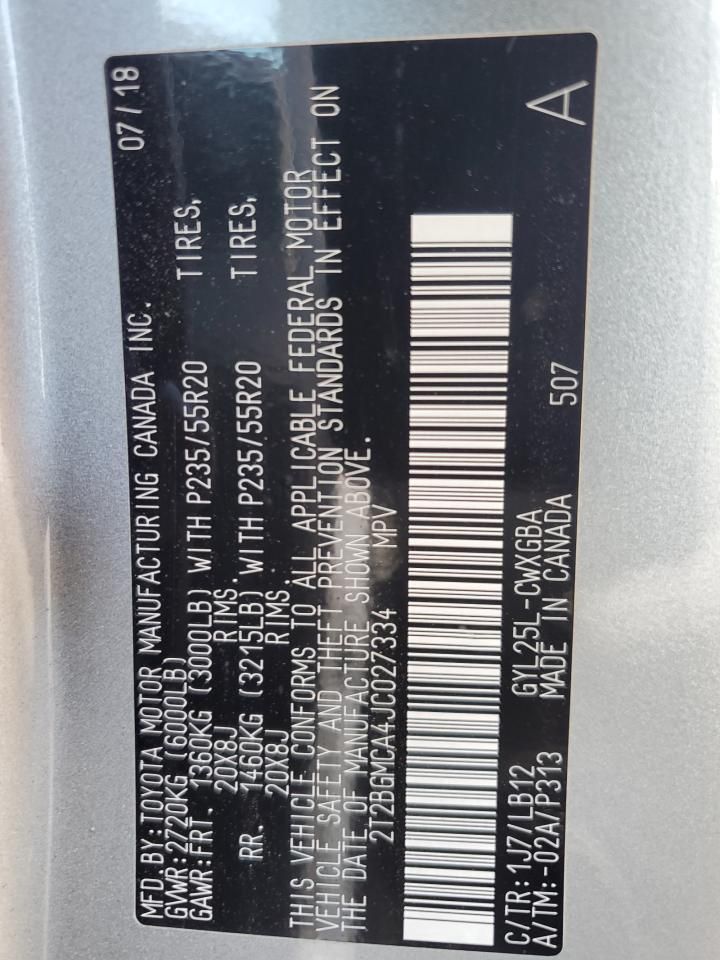 2018 Lexus Rx 450h Base