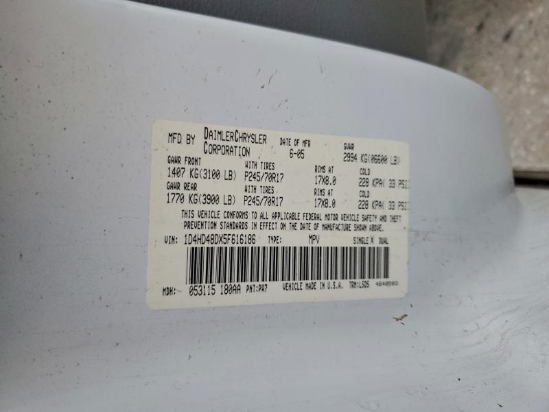 2005 Dodge Durango slt