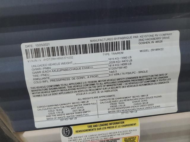 2022 Crossroads Zinger