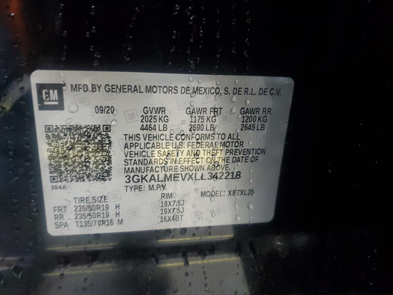 2020 GMC Terrain sle
