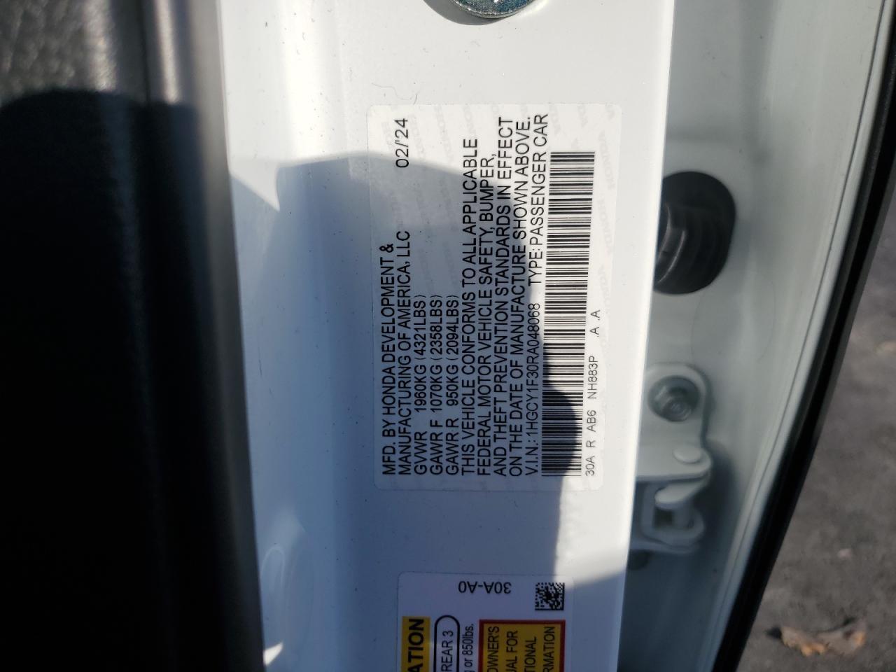 2024 Honda Accord ex