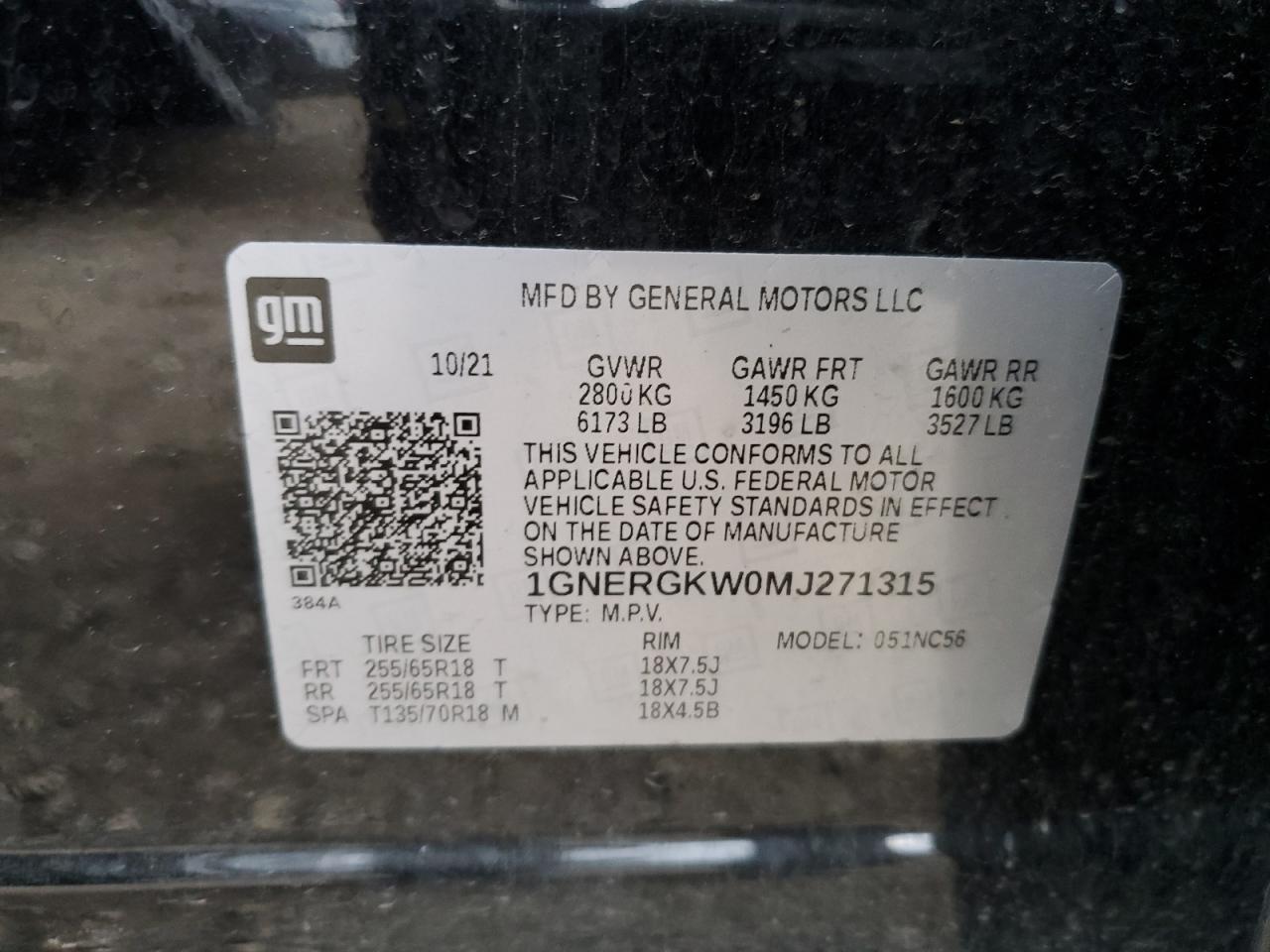 2021 Chevrolet Traverse lt