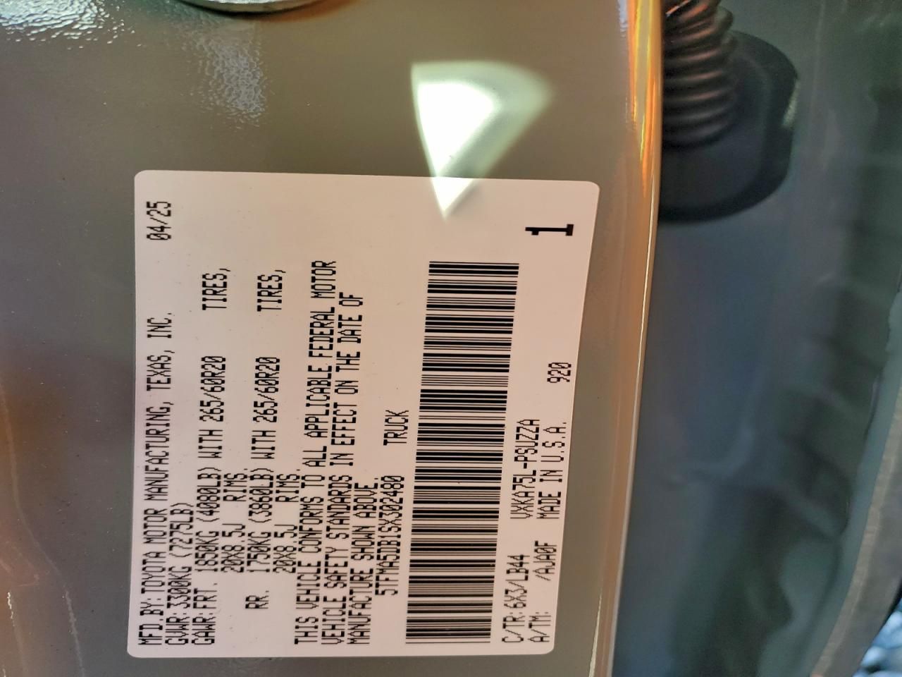 2025 Toyota Tundra Crewmax Platinum