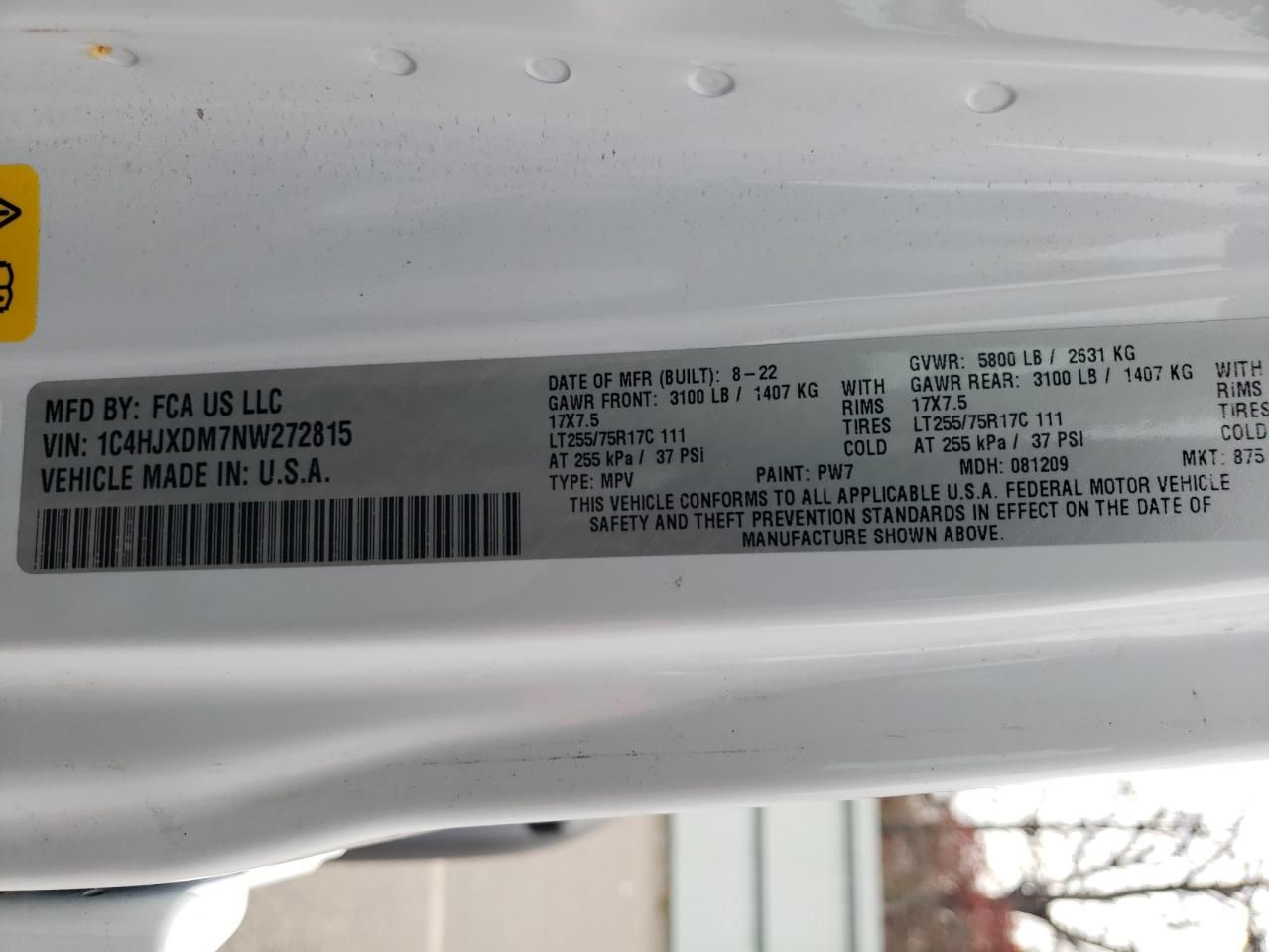 2022 Jeep Wrangler Unlimited Sport