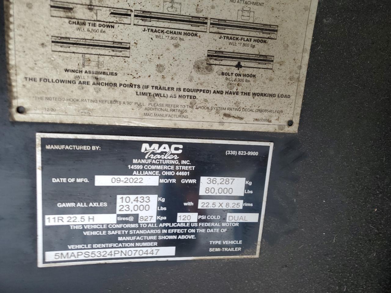 2023 Mac Trailer 2023 MAC Flatbed Trailer