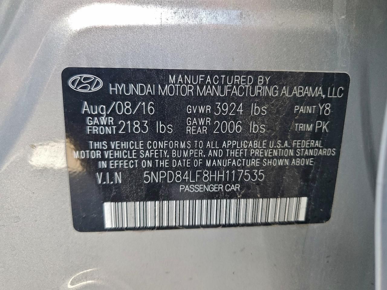 2017 Hyundai Elantra se