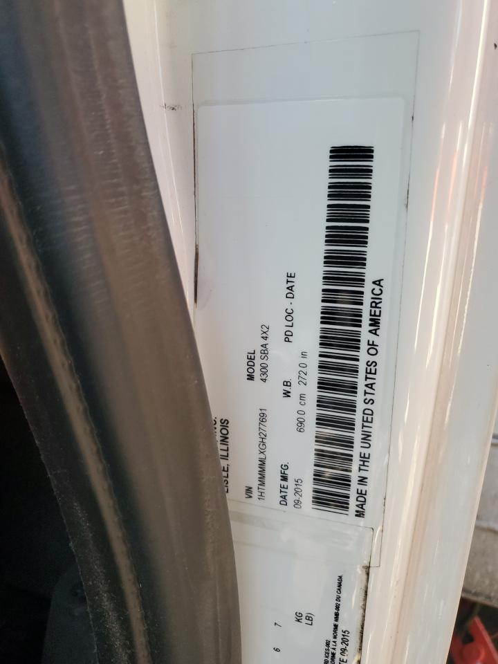 2016 International MA025 BOX Truck