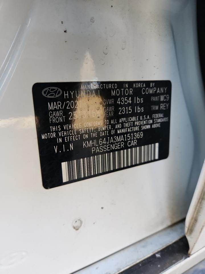 2021 Hyundai Sonata sel