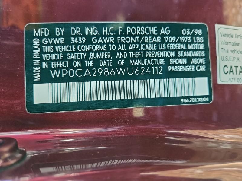 1998 Porsche Boxster