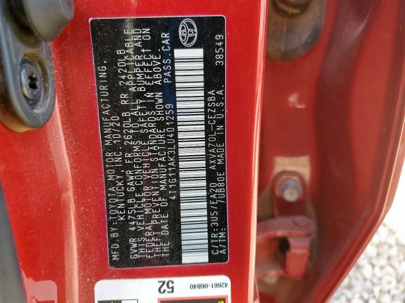 2020 Toyota Camry se