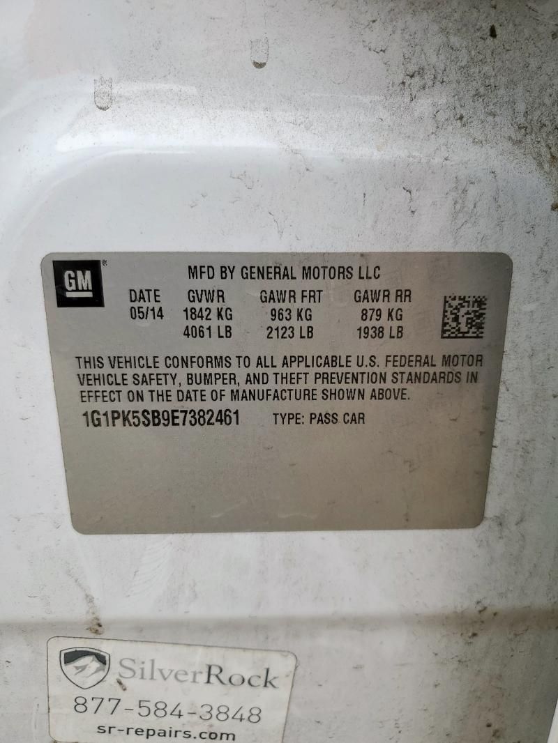 2014 Chevrolet Cruze lt