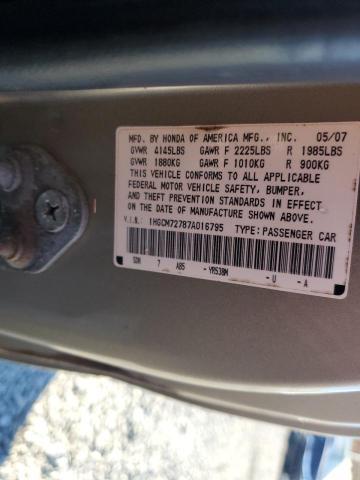 2007 Honda Accord ex
