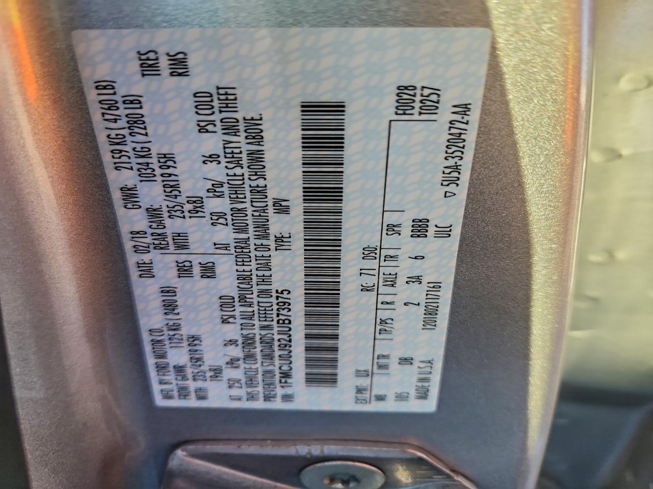 2018 Ford Escape Titanium