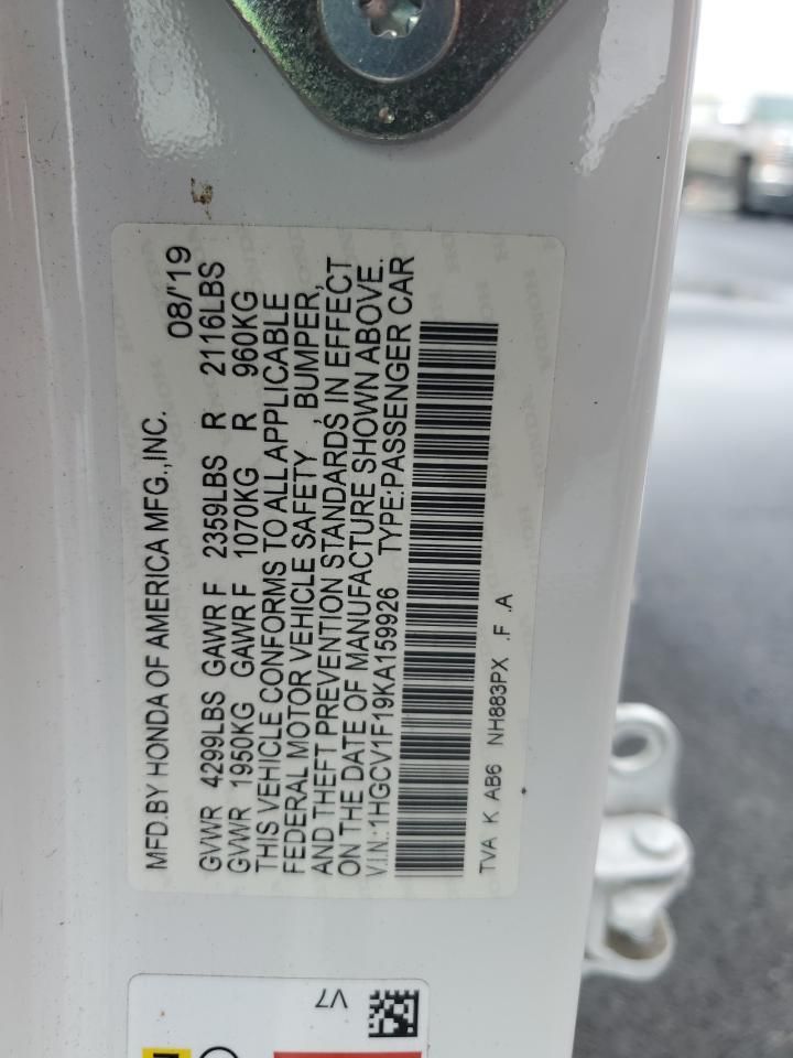 2019 Honda Accord lx