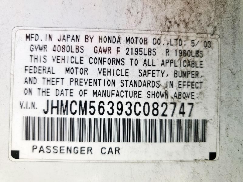 2003 Honda Accord lx