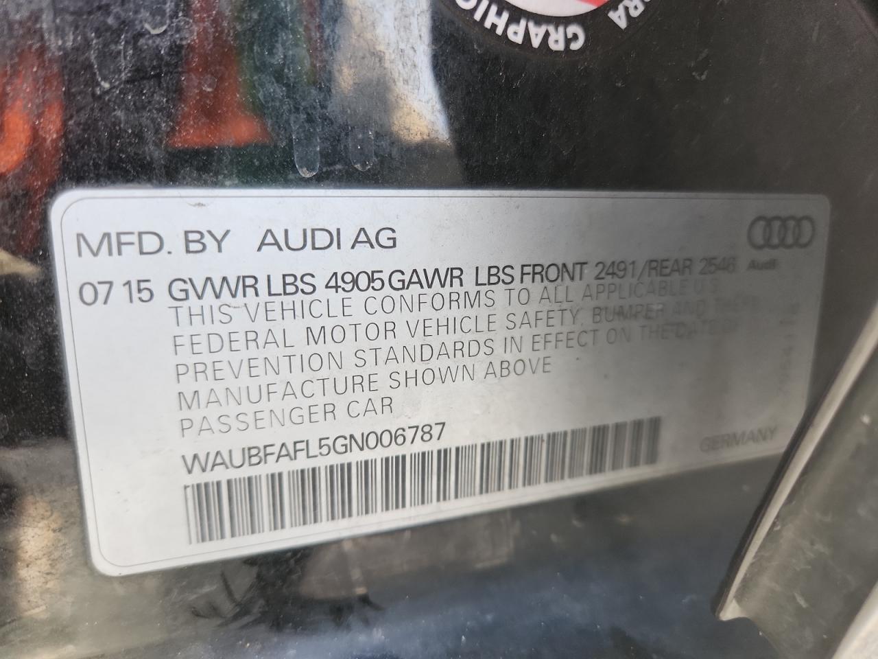 2016 Audi A4 Premium S-line