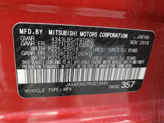 2019 Mitsubishi Outlander Sport es