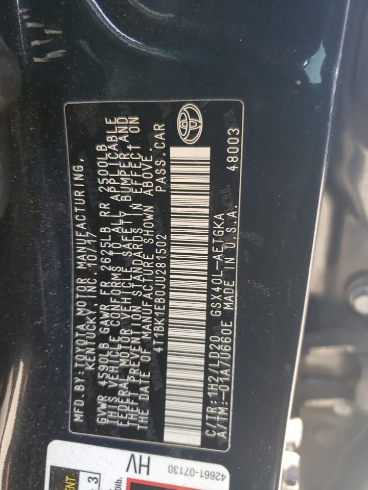 2018 Toyota Avalon xle