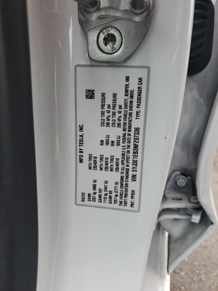 2022 Tesla Model 3