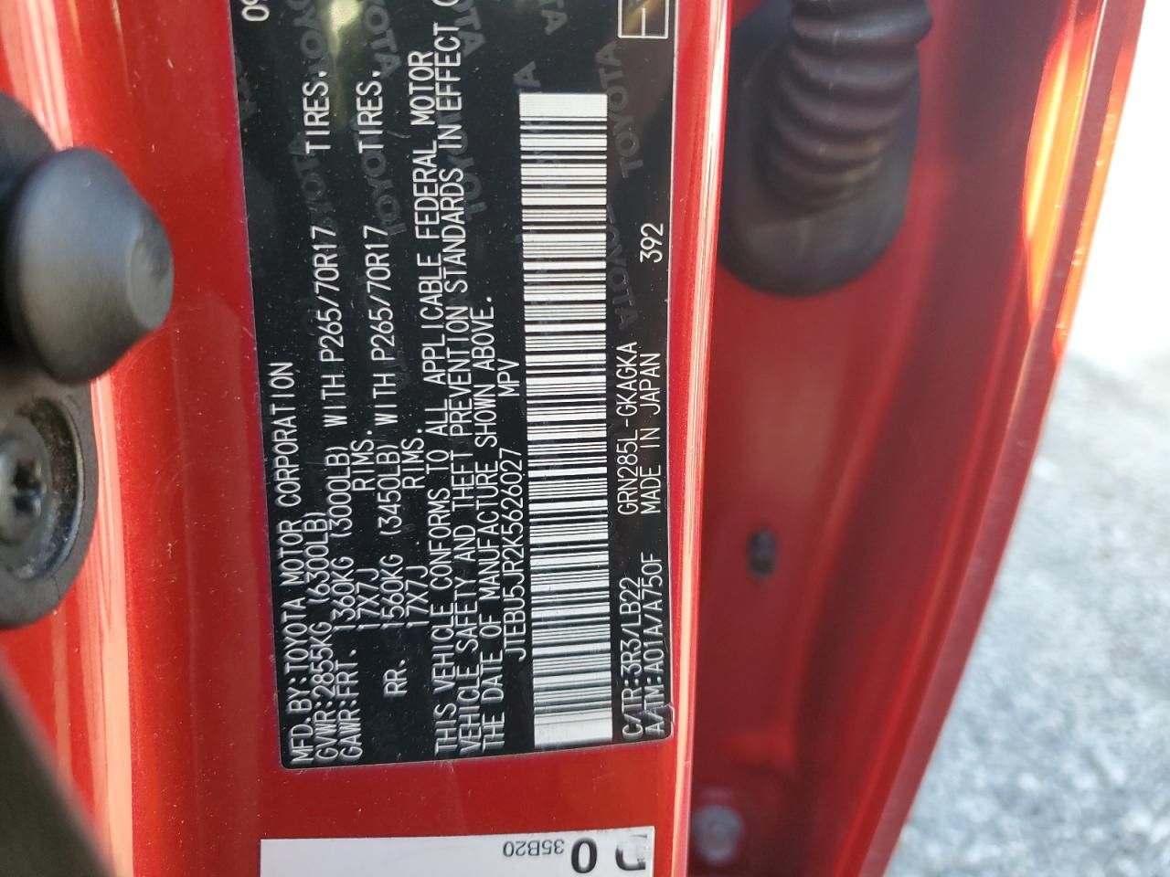 2019 Toyota 4runner Sr5/sr5 Premium