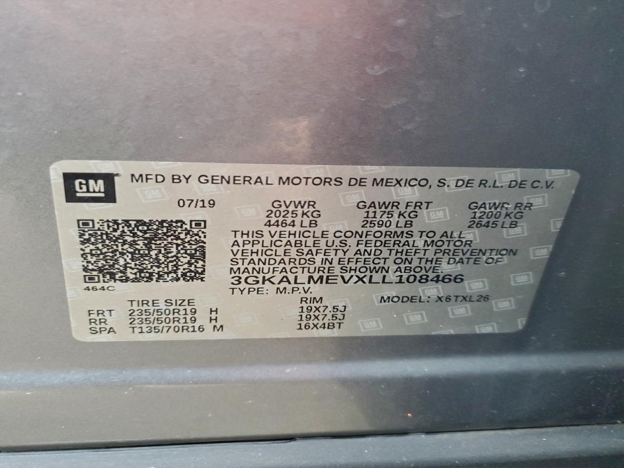 2020 GMC Terrain sle