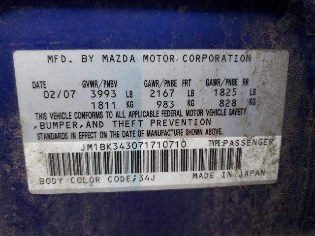 2007 Mazda 2007 Mazd 3