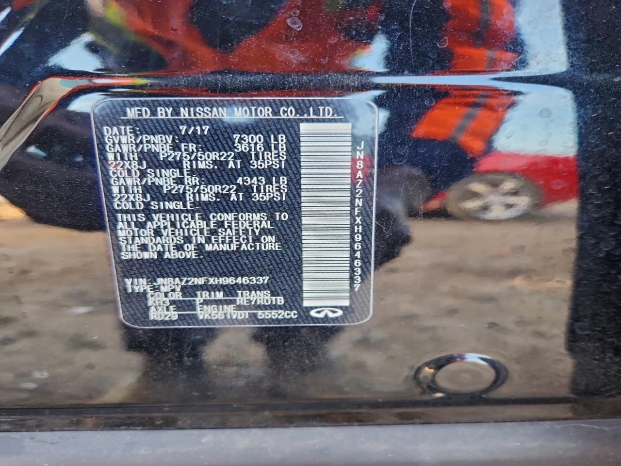 2017 Infiniti Qx80 Base