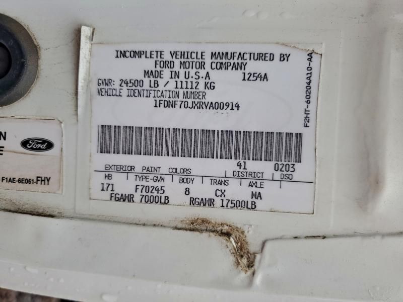 1994 Ford F700 Dump Truck