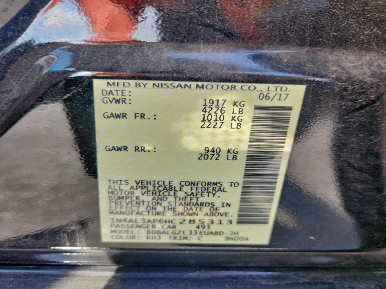 2017 Nissan Altima 2.5