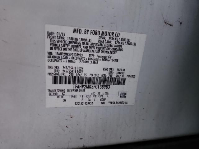 2015 Ford Taurus Police Interceptor