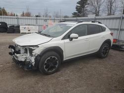 Salvage cars for sale from Copart Ontario Auction, ON: 2021 Subaru Crosstrek Premium