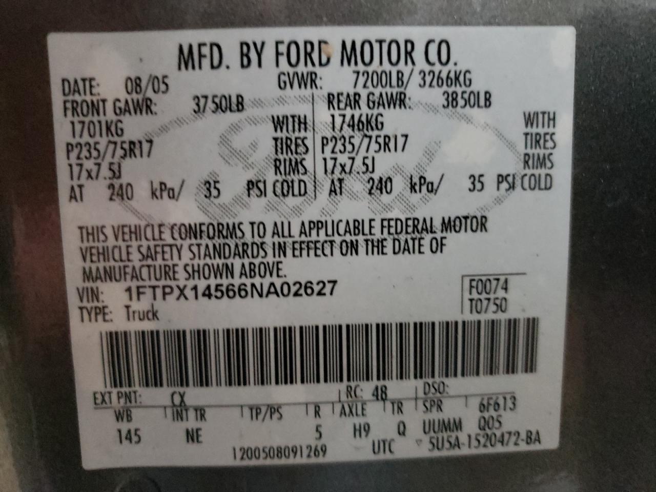 2006 Ford F150
